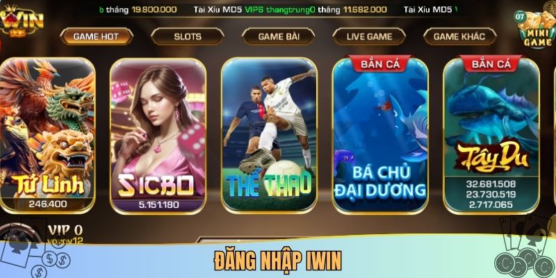 Đăng nhập iwin
